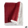 Antklodė Gift Decor Balta Tamsiai rožinė 130 x 1 x 170 cm (6 vnt.)