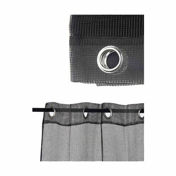 Aizkari Gift Decor Melns 140 x 260 cm Grills (6 gb.)