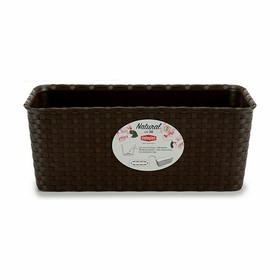 Balkona Puķu Kaste Stefanplast Plastmasa 13 x 11 x 28,5 cm 28,5 x 11 x 13 cm (12 gb.)