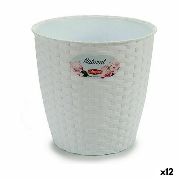 Подставка под цветочный горшок Stefanplast Белый Пластик 19 x 17,5 x 19 cm (12 штук)