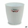 stādītājs Stefanplast Balts Plastmasa 19 x 17,5 x 19 cm (12 gb.)