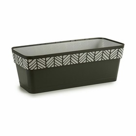 Balkona Puķu Kaste Stefanplast Orfeo Antracīts Plastmasa 18 x 17 x 49,5 cm (12 gb.)