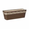 Наружный ящик для растений Stefanplast Cloe Коричневый Пластик 49,5 x 17 x 19 cm (12 штук)