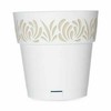 Itsekasteleva kukkaruukku Stefanplast Gaia Valkoinen Muovinen 25 x 25 x 25 cm (6 osaa)