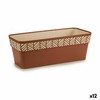 Planter Stefanplast Orfeo Terracotta Plastic 18 x 17 x 49 cm (12 Units)