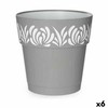 Itsekasteleva kukkaruukku Stefanplast Gaia Harmaa Muovinen 25 x 25 x 25 cm (6 osaa)