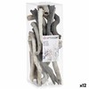 Dekoratyvinis rąstas Gift Decor Pilka 9 x 27 x 9 cm (12 vnt.)