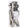 Dekoratyvinis rąstas Gift Decor Pilka 9 x 27 x 9 cm (12 vnt.)