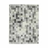 Stain-proof tablecloth Kinvara Grey Thin canvas Anti-stain Frames 140 x 180 cm (6 Units)