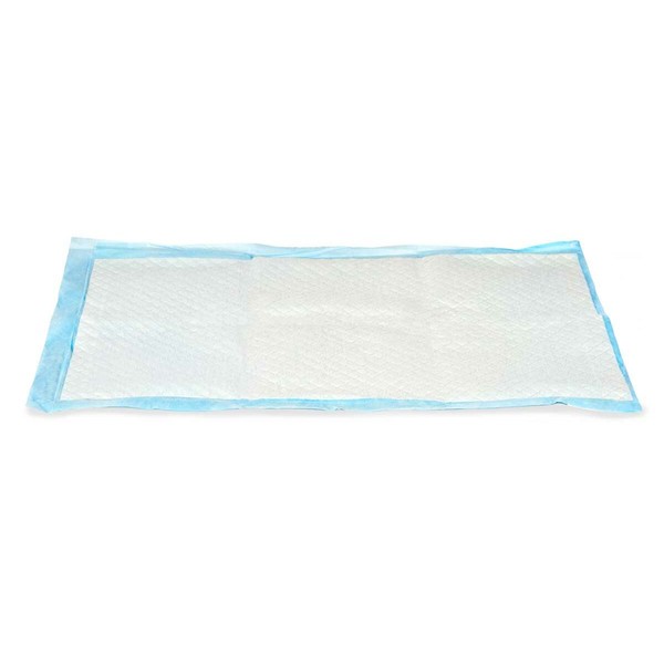 Puppy training pad Mascow Blue White Paper Polyethylene 40 x 60 cm 19 x 28 x 6 cm 19 x 7 x 27,5 cm (10 Units)