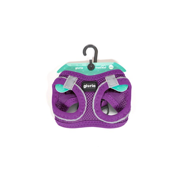 Suņu drošības siksna Gloria Trek Star 27-28 cm 31-34,6 cm Violets XS