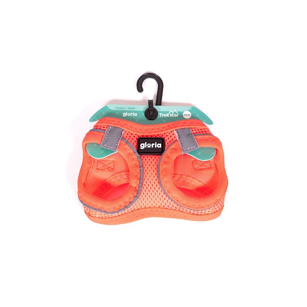 Koiran valjaat Gloria Trek Star 27-28 cm 31-34,6 cm Oranssi XS