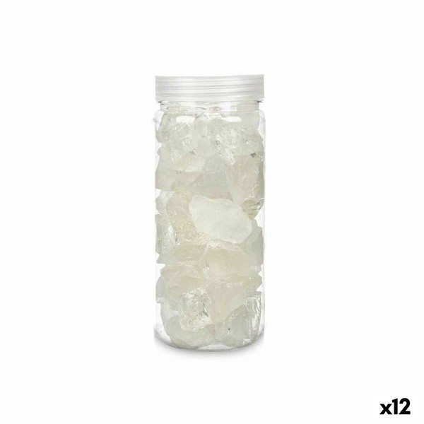 Dekoratyviniai akmenys Gift Decor Balta 600 g Kvarcas (12 vnt.)