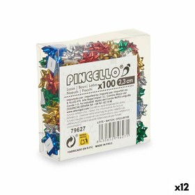 Cilpas Pincello PVC 2,3 cm 12 x 12 x 4 cm Spīdums Daudzkrāsains (12 gb.)
