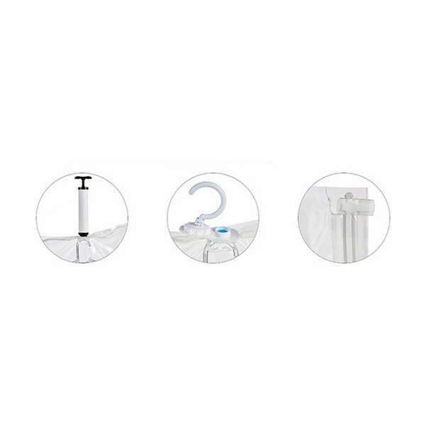 Vacuum Bags Kipit Transparent Polyethylene Plastic 60 x 90 cm 19 x 3 x 32 cm 19 x 32 x 3 cm 19,5 x 32 x 3 cm (12 Units)