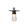 LED bumbu vītne Party Lighting Vintage Silts balts 12,5 m