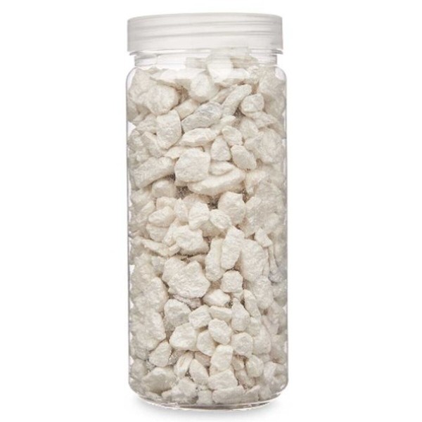 Decorative Stones Gift Decor White 10 - 20 mm 700 g 6,2 x 15,3 x 6,2 cm 6,5 x 15,8 x 6,5 cm (12 Units)
