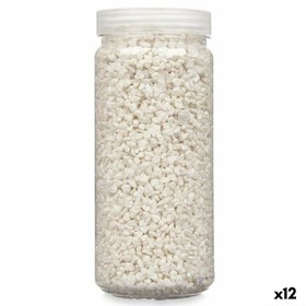 Dekoratyviniai akmenys Gift Decor Balta 2 - 5 mm 700 g 6,5 x 15,5 x 6,5 cm 6,2 x 15,3 x 6,2 cm 6,5 x 15,8 x 6,5 cm (12 vnt.)