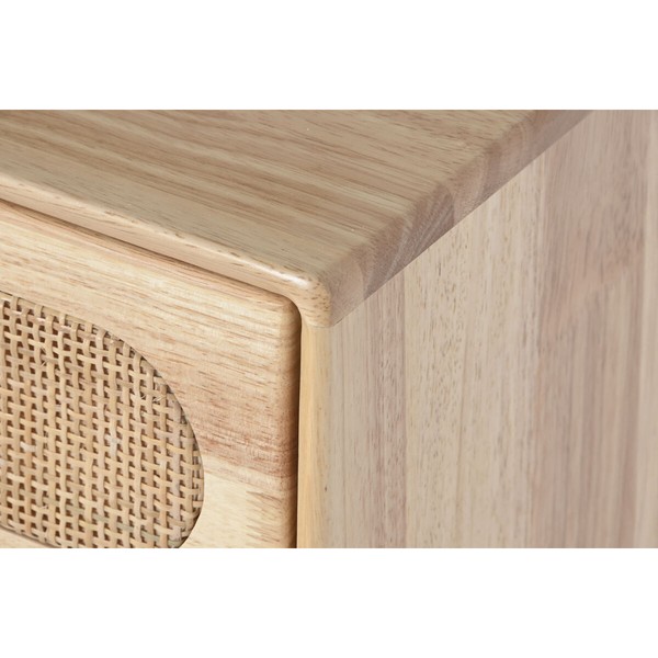 Тумба с ящиками DKD Home Decor Натуральный Металл древесина каучукового дерева 40 x 30 x 63 cm