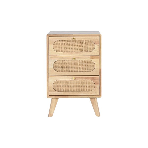 Kumode DKD Home Decor Dabisks Metāls Kaučuka koks 40 x 30 x 63 cm