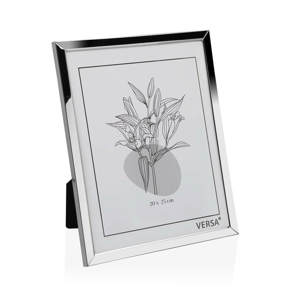 fotorāmis Versa Sudrabains Metāls Minimālists 1 x 25,5 x 20,5 cm