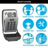Сейф для ключей Master Lock 5423EURD Чёрный Черный/Серый цинк