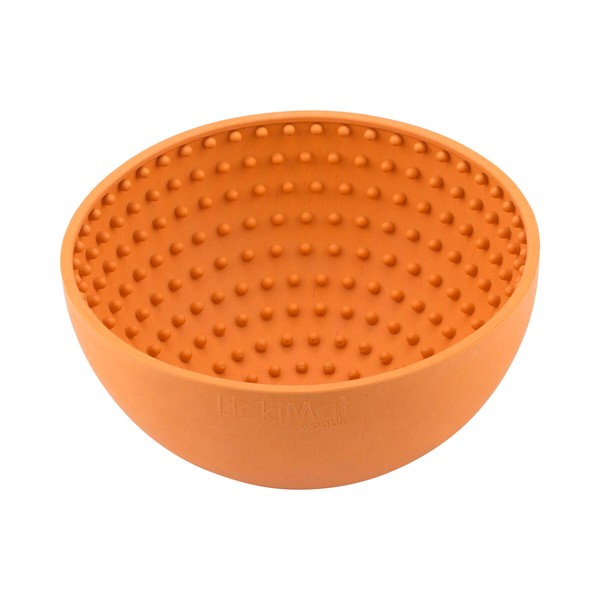 Suņu barotava Lickimat Wobble Oranžs Orange Gumija