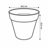 Банка Elho Loft Urban 25 Жёлтый Ø 24,5 x 22,2 cm