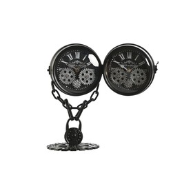 Table clock Home ESPRIT Black Silver