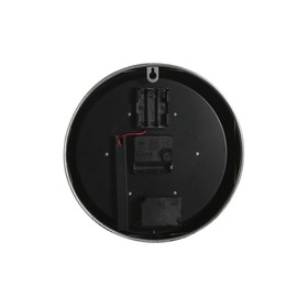 Настенное часы Home ESPRIT Чёрный Позолоченный Серебристый Металл Стеклянный 25 x 6,3 x 25 cm (2 штук)