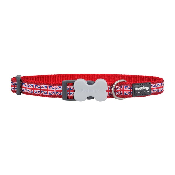 Собачий ошейник Red Dingo STYLE UNION JACK FLAG 41-63 cm