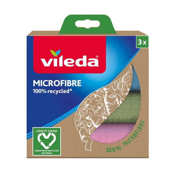 Mikrošķiedru tīrāmā drāna Vileda (3 Daudzums)