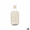 Dekoratyvinis butelis Gift Decor Balta Skaidrus 20 x 48 x 20 cm 19 x 48 cm Dekoratyvinis (2 vnt.)