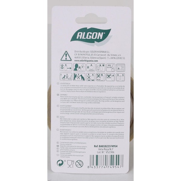 Žvakių rinkinys Algon (36 Vienetai)