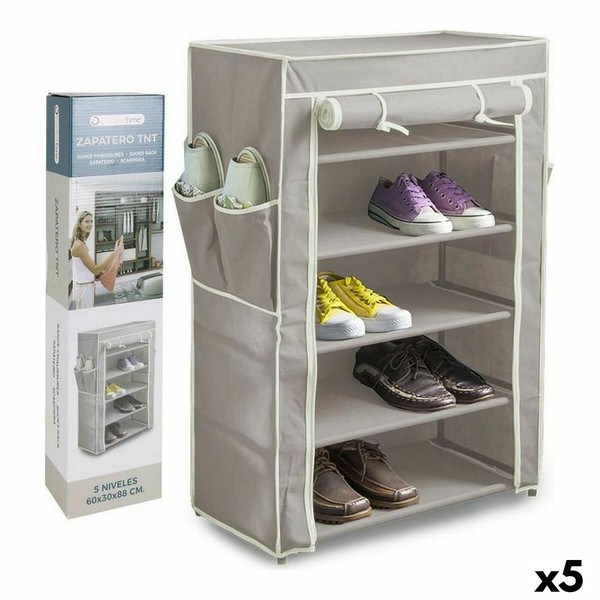 Shoe Rack Confortime TNT (Non Woven) 60 x 30 x 88 cm (5 Units)