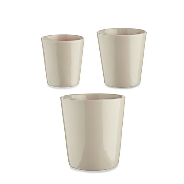 Set of pots Ibergarden Grey Clay Cónica Ø 14 cm Ø 22 cm Ø 17 cm 22,5 x 21 x 22,5 cm 3 Pieces