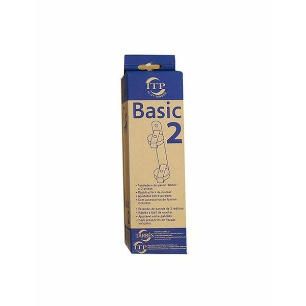 Сушилка Tarrés Basic 2 шкивы Белый стена 25 x 5 x 5 cm