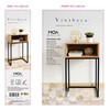 Nightstand Vinthera Moa Natural Metal 40 x 30 x 68 cm