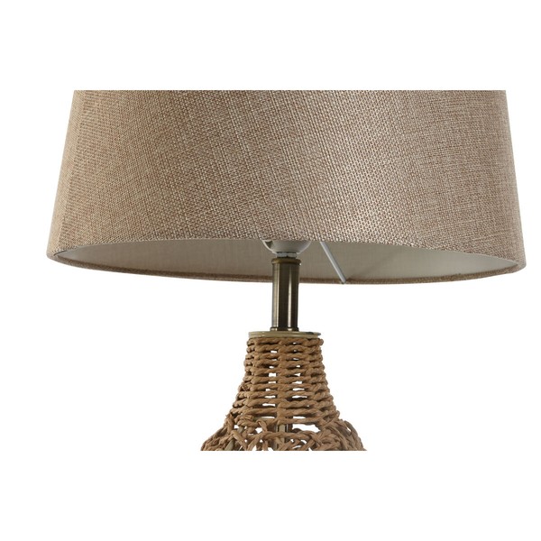 Galda lampa Home ESPRIT Brūns Bēšs Bronza Dabisks 50 W 220 V 33 x 33 x 60 cm