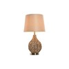 Galda lampa Home ESPRIT Brūns Bēšs Bronza Dabisks 50 W 220 V 33 x 33 x 60 cm