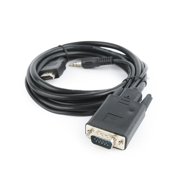 Адаптер VGA—HDMI с аудио GEMBIRD A-HDMI-VGA-03-6 Чёрный 1,8 m