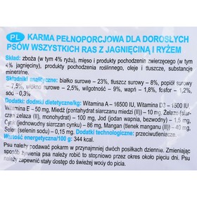 Rehu Dolina Noteci Classic Aikuinen Karitsa Riisi 10 kg