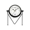 Table clock Gift Decor Black (4 Units)