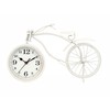 Table clock Gift Decor White Bicycle (4 Units)