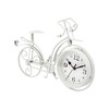 Table clock Gift Decor White Bicycle (4 Units)