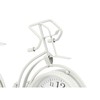 Table clock Gift Decor White Bicycle (4 Units)