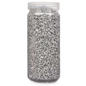 Dekoratyviniai akmenys Gift Decor Sidabras 2 - 5 mm 700 g 6,5 x 15,5 x 6,5 cm 6,2 x 15,3 x 6,2 cm 6,5 x 15,8 x 6,5 cm (12 vnt.)