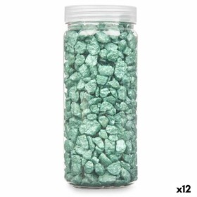 Dekoratyviniai akmenys Gift Decor Žalia 10 - 20 mm 700 g 6,2 x 15,3 x 6,2 cm 6,5 x 15,8 x 6,5 cm (12 vnt.)