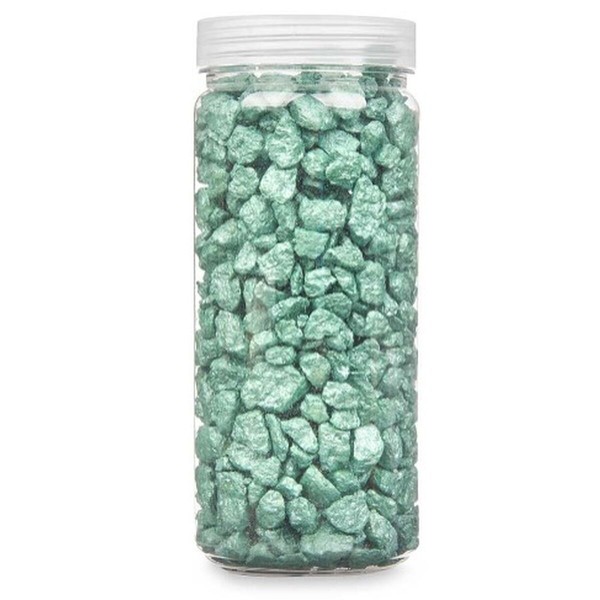 Koristeelliset kivet Gift Decor Vihreä 10 - 20 mm 700 g 6,2 x 15,3 x 6,2 cm 6,5 x 15,8 x 6,5 cm (12 osaa)