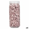 Dekoratīvie akmeņi Gift Decor Rozā 10 - 20 mm 700 g 6,2 x 15,3 x 6,2 cm 6,5 x 15,8 x 6,5 cm (12 gb.)